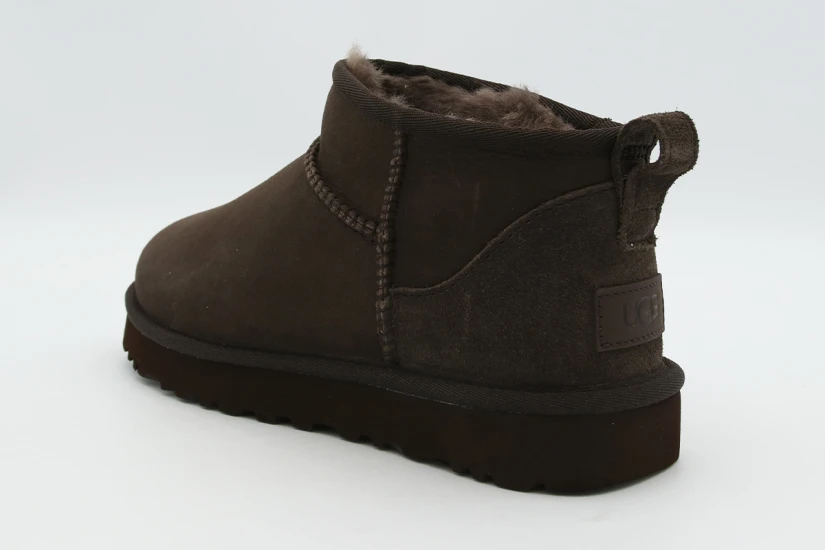 Ugg Classic Ultra Mini Γυναικεία Μποτάκια Καφέ