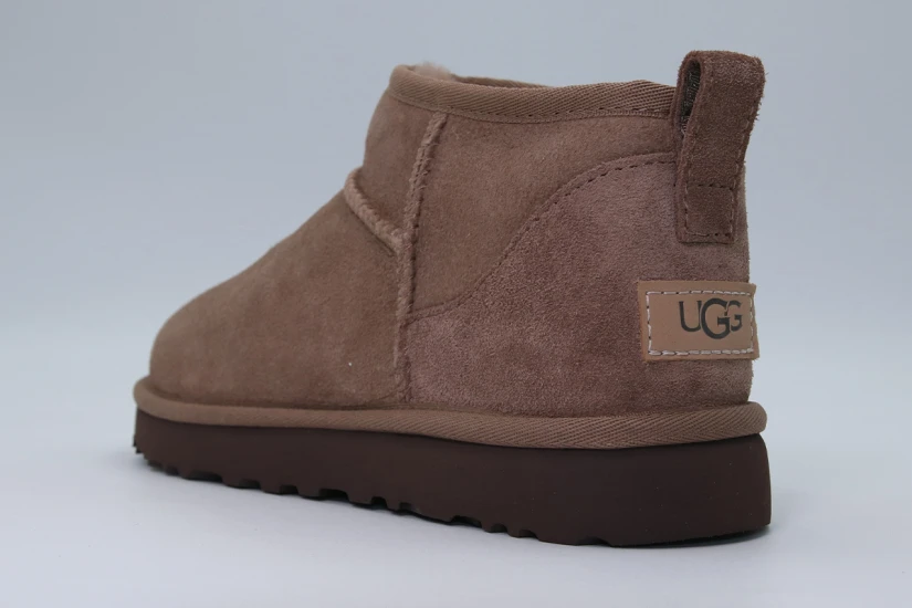 Ugg Classic Ultra Mini Γυναικεία Μποτάκια Καφέ
