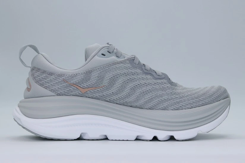 Hoka One One Gaviota 5 Αθλητικά Παπούτσια για Τρέξιμο Μπεζ, Λευκά