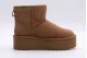 Ugg Classic Mini Platform Γυναικεία Μποτάκια Καφέ