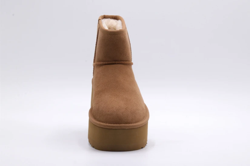 Ugg Classic Mini Platform Γυναικεία Μποτάκια Καφέ