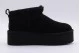 Ugg Classic Ultra Mini Platform Γυναικεία Μποτάκια Μαύρα
