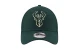 New Era NBA Milwaukee Bucks The League 9Forty Καπέλο Velcro Πράσινο, Μπεζ