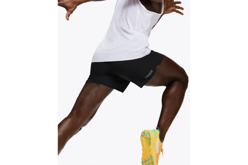 Hoka One One Glide Ανδρικό Αθλητικό Σορτς Μαύρο