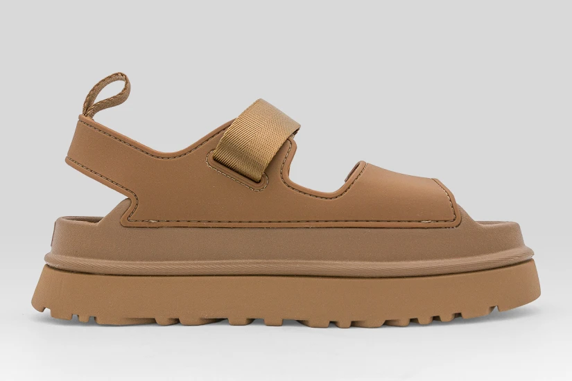 Ugg Goldenglow Γυναικεία Σανδάλια Καφέ