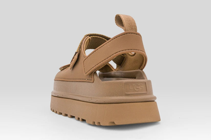 Ugg Goldenglow Γυναικεία Σανδάλια Καφέ