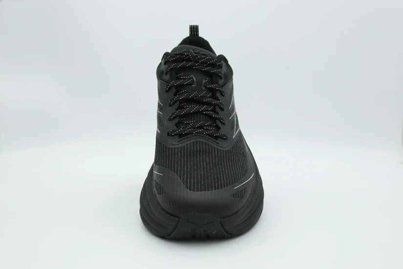 Hoka One One Bondi 8 Caged Ανδρικά Sneakers Μαύρα, Ασημί