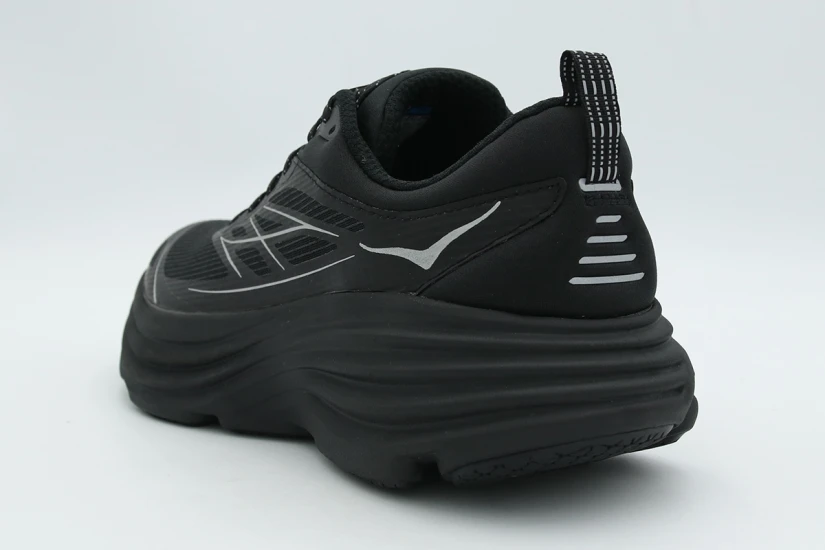 Hoka One One Bondi 8 Caged Ανδρικά Sneakers Μαύρα, Ασημί