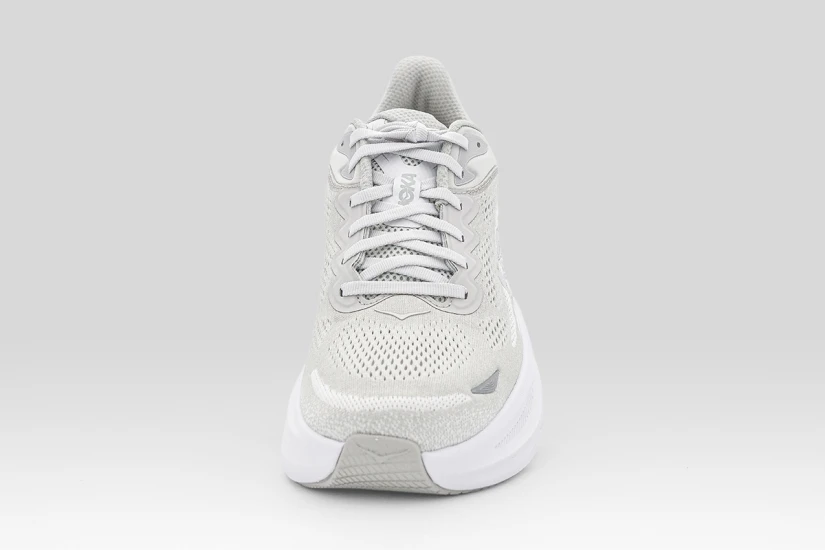 Hoka Bondi 9 Ανδρικά Αθλητικά Παπούτσια για Τρέξιμο Γκρι, Λευκά