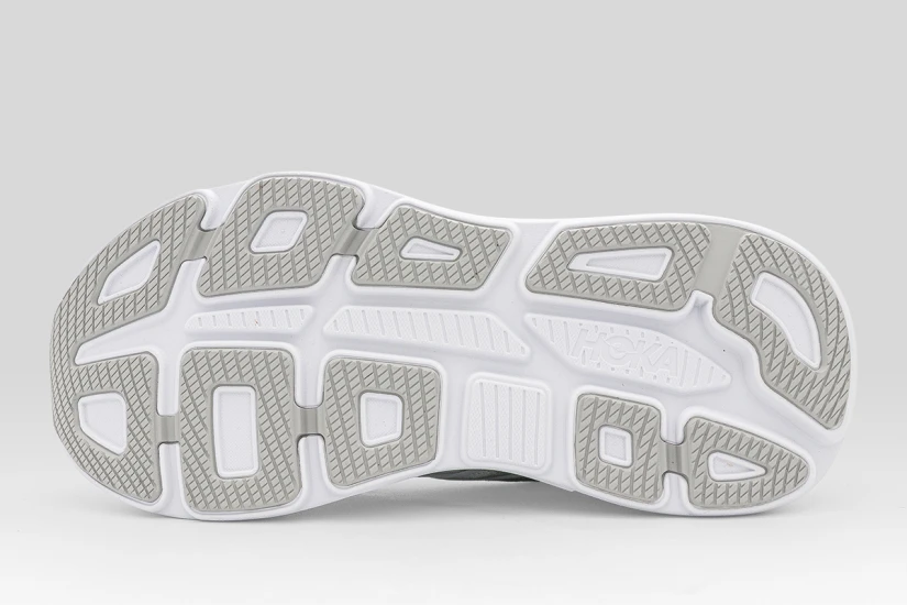 Hoka Bondi 9 Ανδρικά Αθλητικά Παπούτσια για Τρέξιμο Γκρι, Λευκά