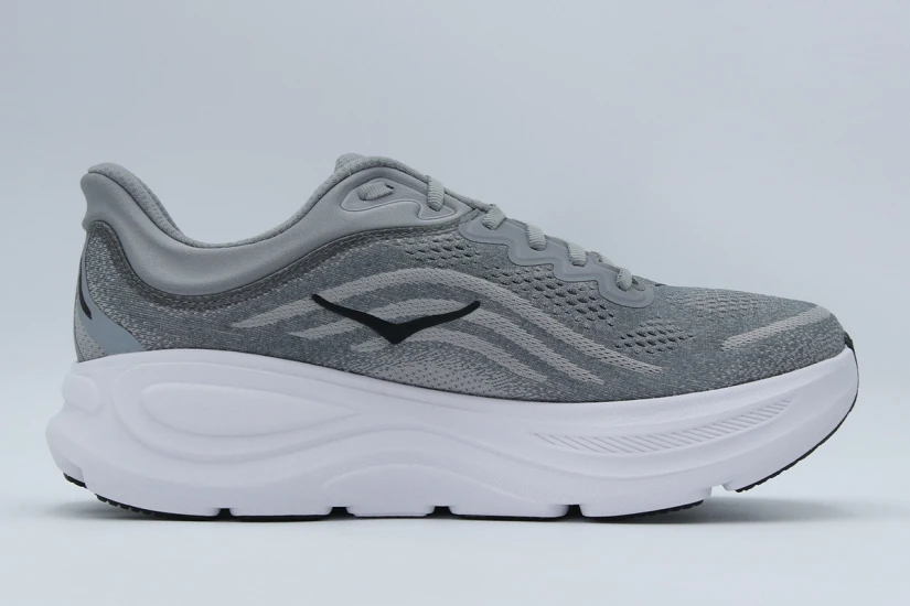 Hoka One One Bondi 9 Ανδρικά Αθλητικά Παπούτσια για Τρέξιμο Γκρι, Λευκά