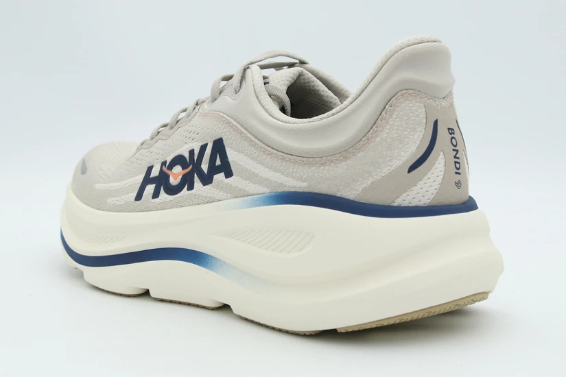 Hoka One One Bondi 9 Ανδρικά Αθλητικά Παπούτσια για Τρέξιμο Γκρι Ανοιχτό, Μπλε, Λευκά