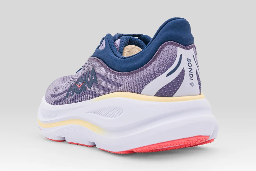 Hoka One One Bondi 9 Αθλητικά Παπούτσια για Τρέξιμο Μωβ, Κίτρινα, Λευκά