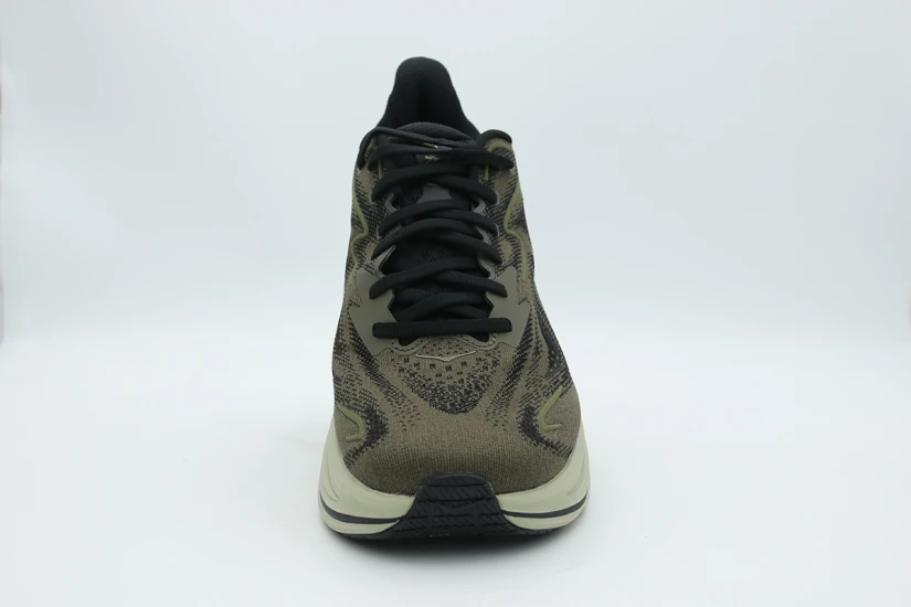 Hoka One One Clifton 10 Ανδρικά Αθλητικά Παπούτσια για Τρέξιμο Χακί, Μαύρα