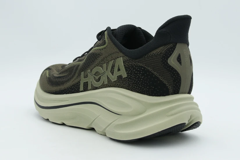 Hoka One One Clifton 10 Ανδρικά Αθλητικά Παπούτσια για Τρέξιμο Χακί, Μαύρα