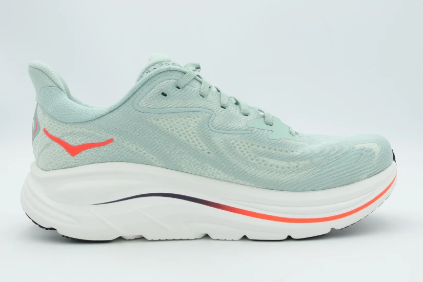 Hoka One One Clifton 10 Ανδρικά Αθλητικά Παπούτσια για Τρέξιμο Μέντα, Πορτοκαλί, Λευκά