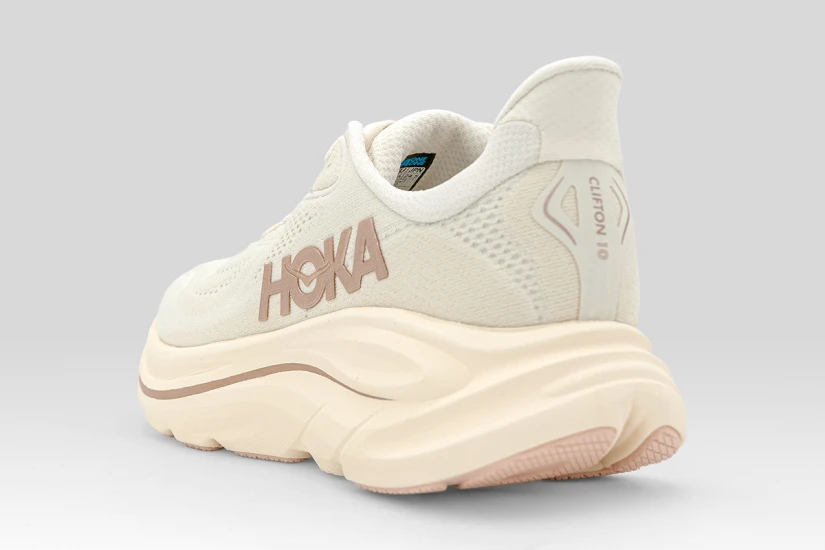 Hoka One One Clifton 10 Αθλητικά Παπούτσια για Τρέξιμο Εκρού