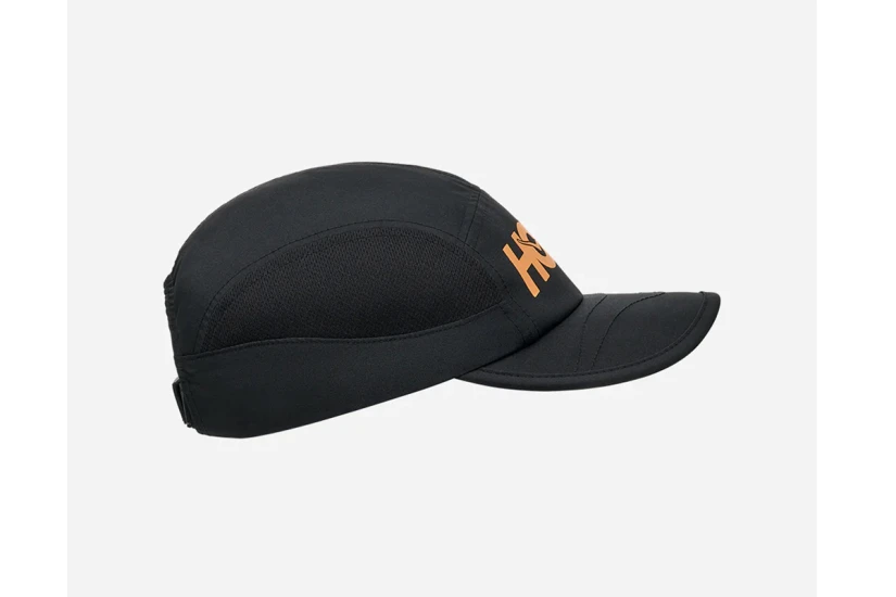 Hoka One One Run Hat Καπέλο Strapback Μαύρο