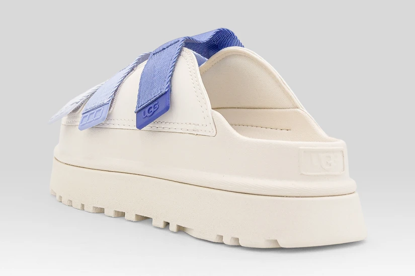 Ugg Goldenglow Slide Γυναικεία Σανδάλια Λευκά, Μπλε, Λιλά