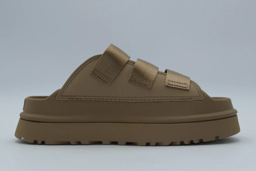 Ugg Goldenglow Slide Γυναικεία Σανδάλια Κάμελ