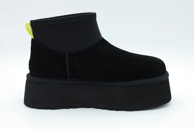 Ugg Classic Mini Dipper Γυναικεία Μποτάκια Μαύρα