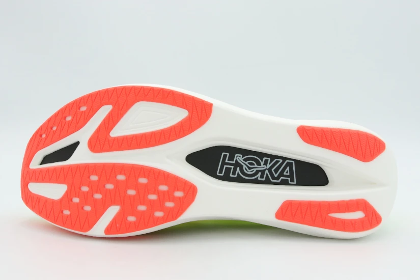 Hoka One One Rocket X 3 Ανδρικά Αθλητικά Παπούτσια για Τρέξιμο Λαχανί, Πορτοκαλί, Καφέ