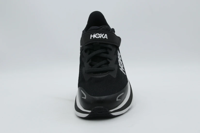 Hoka One One Clifton 10 Παιδικά Αθλητικά Παπούτσια για Τρέξιμο Μαύρα, Ασημί, Κίτρινο Φλούο