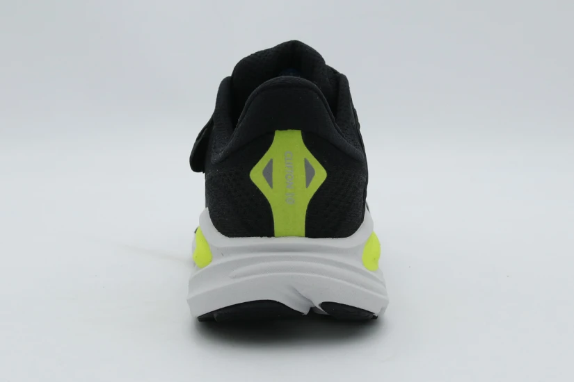 Hoka One One Clifton 10 Παιδικά Αθλητικά Παπούτσια για Τρέξιμο Μαύρα, Ασημί, Κίτρινο Φλούο
