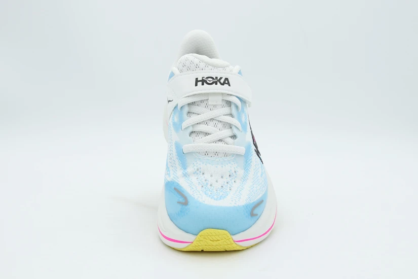 Hoka One One Clifton 10 Παιδικά Αθλητικά Παπούτσια για Τρέξιμο Λευκά, Γαλάζια, Φούξια
