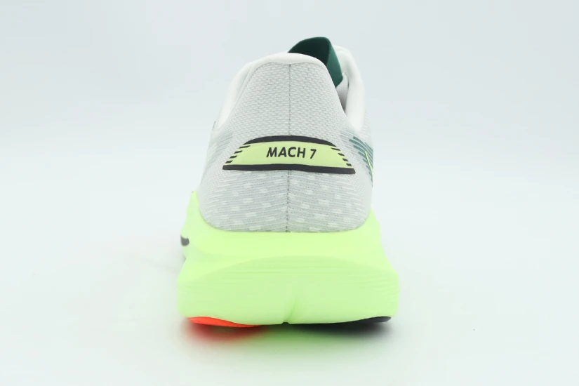 Hoka One One Mach 7 Ανδρικά Αθλητικά Παπούτσια για Τρέξιμο Γκρι Ανοιχτό, Πράσινα, Πορτοκαλί