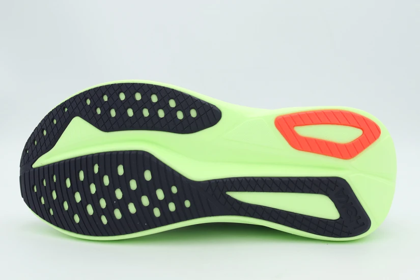 Hoka One One Mach 7 Ανδρικά Αθλητικά Παπούτσια για Τρέξιμο Γκρι Ανοιχτό, Πράσινα, Πορτοκαλί