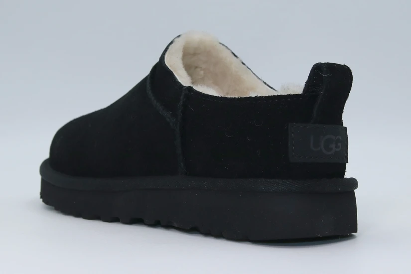Ugg Classic Micro Γυναικεία Μποτάκια Μαύρα