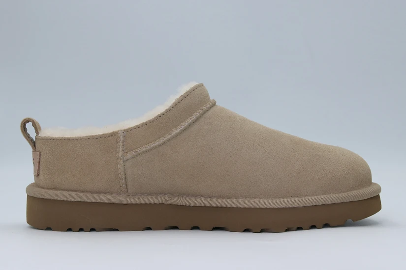 Ugg Classic Micro Γυναικεία Μποτάκια Μπεζ