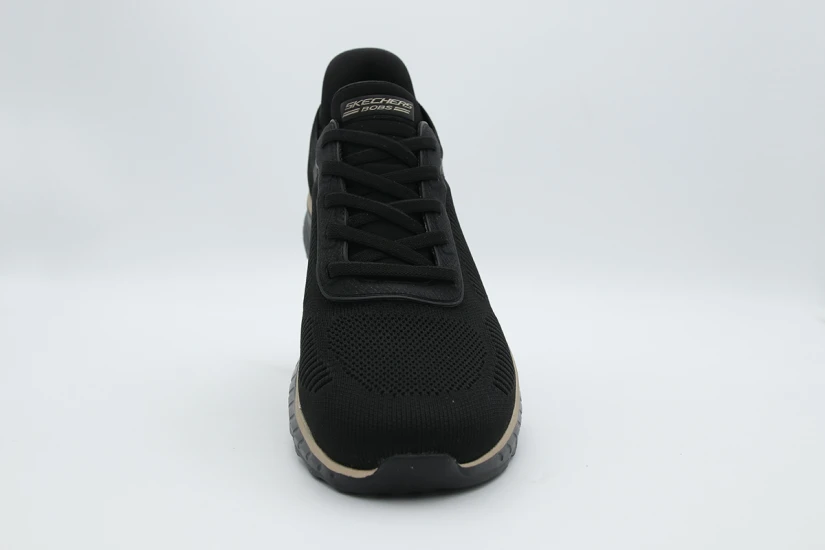 Skechers Bobs Sport Squad Chaos - Current Muse Γυναικεία Sneakers Μαύρα, Χρυσά