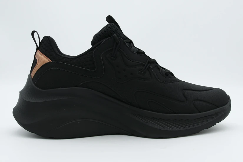 Skechers Bobs Sport Chaos Hi Γυναικεία Sneakers Μαύρα, Μπρονζέ