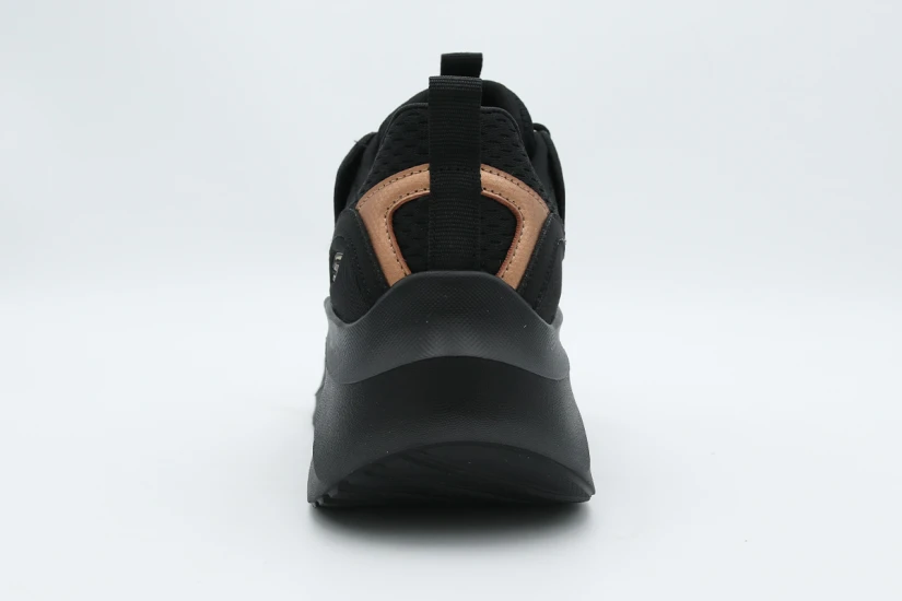 Skechers Bobs Sport Chaos Hi Γυναικεία Sneakers Μαύρα, Μπρονζέ