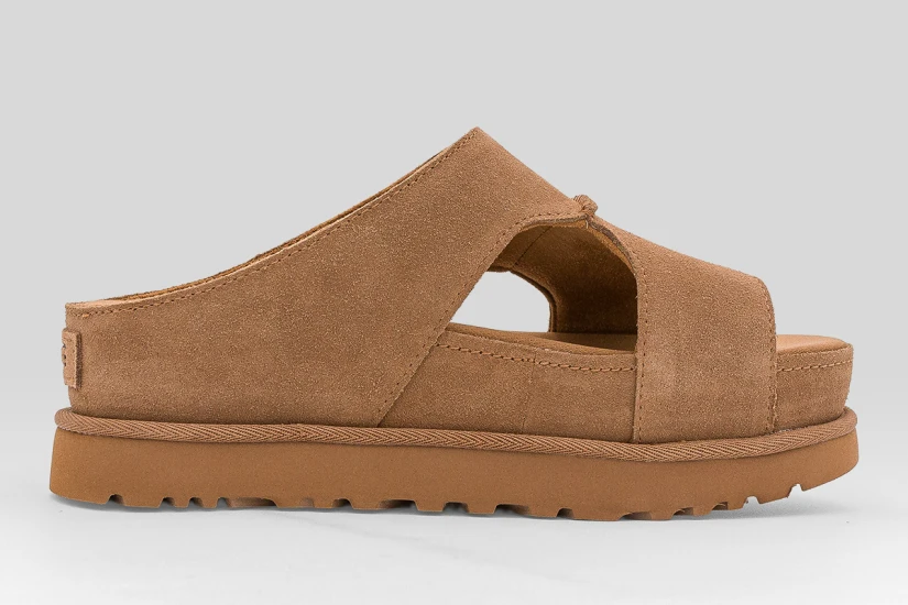 Ugg Goldenstar Hi Cutout Slide Γυναικεία Σανδάλια Ταμπά