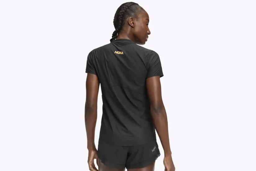 Hoka One One Airolite 2.0 Γυναικείο Κοντομάνικο T-Shirt Μαύρο
