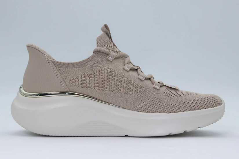 Skechers Bobs Sport B Love - True Delight Sneakers Μπεζ, Γκρι Ανοιχτό