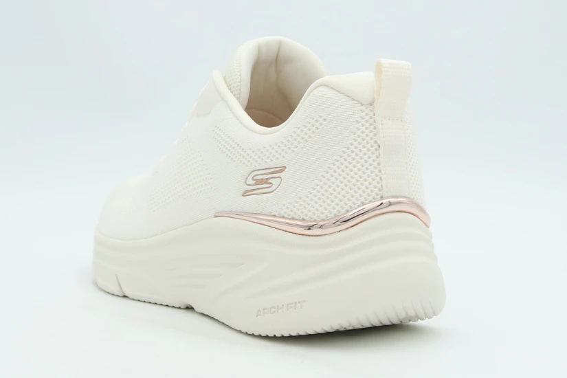 Skechers Bobs Sport Arch Fit Elev8 Sneakers Εκρού, Χρυσά