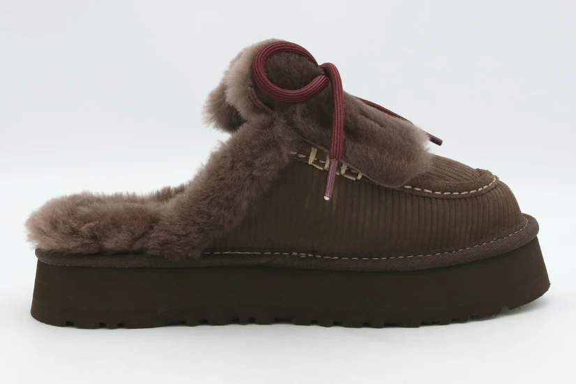 Ugg Disquette Heritage Γυναικείες Παντόφλες Καφέ