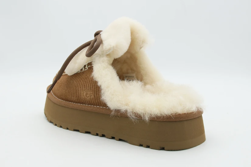Ugg Disquette Heritage Γυναικείες Παντόφλες Μπεζ, Εκρού