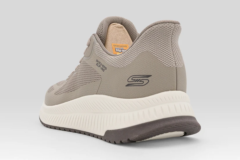 Skechers Bobs Squad 4 Ανδρικά Sneakers Πουρό, Εκρού