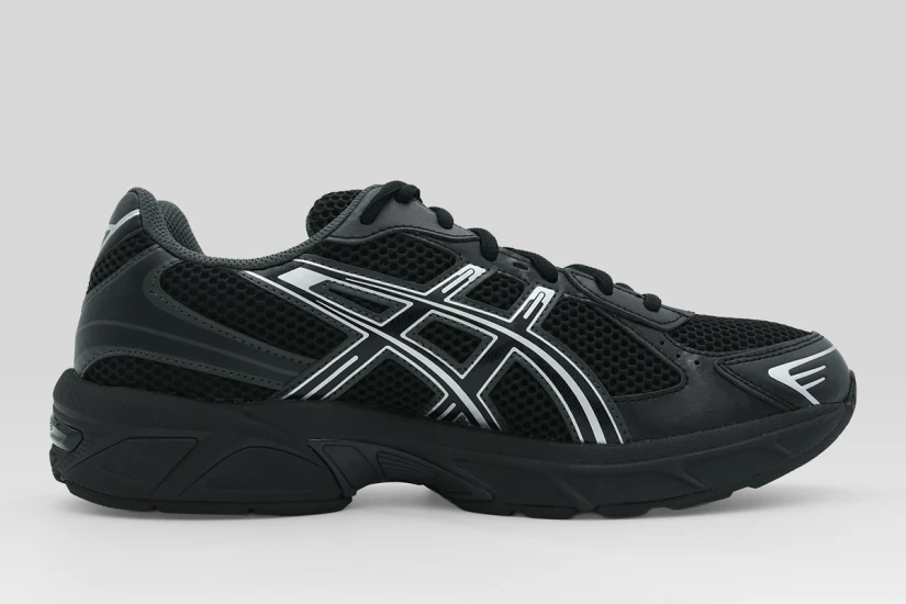 ASICS Gel-1130 Ανδρικά Sneakers Μαύρα, Ασημί