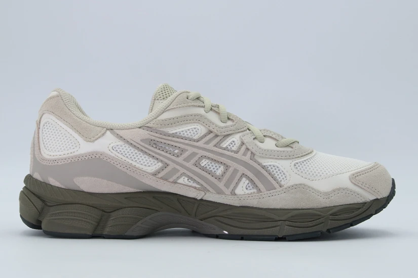 Asics GEL-NYC Ανδρικά Sneakers Εκρού, Μπεζ, Γκρι Ανοιχτό, Χακί