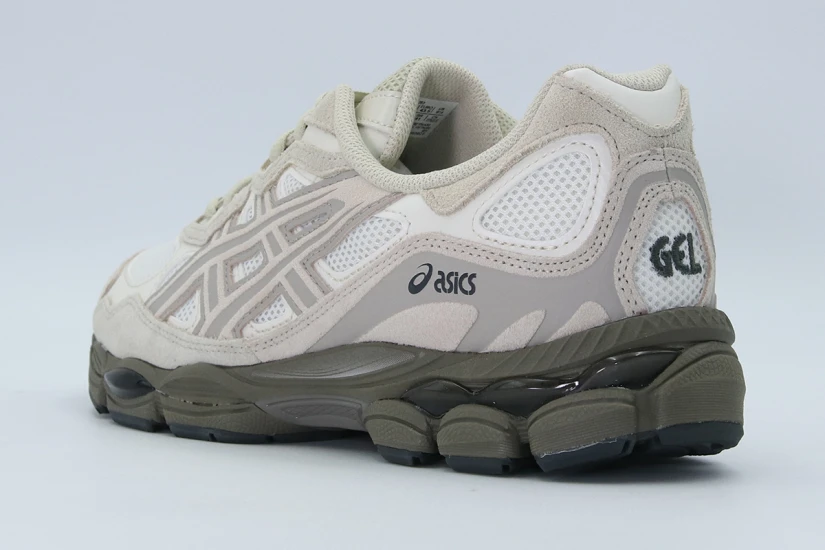 Asics GEL-NYC Ανδρικά Sneakers Εκρού, Μπεζ, Γκρι Ανοιχτό, Χακί