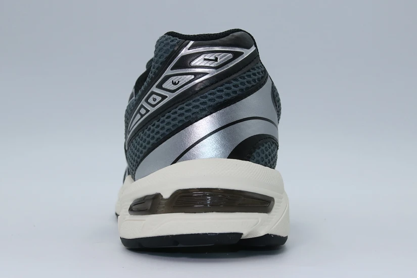 ASICS Gel-1130 Ανδρικά Sneakers Γκρι Σκούρο, Μαύρα, Ασημί, Εκρού