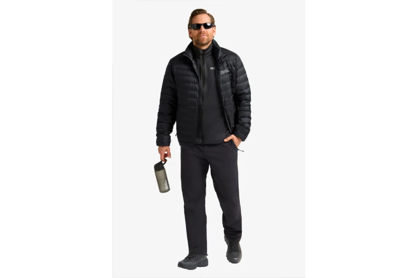 Jack Wolfskin Pilvi Down Ανδρικό Μπουφάν Puffer Μαύρο