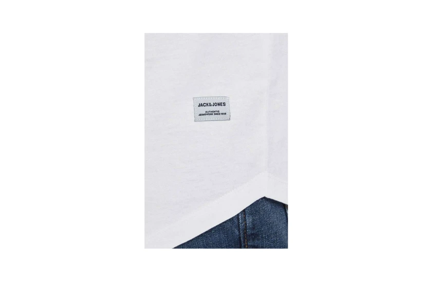 Jack And Jones Jjenoa T-Shirt Ανδρικό (12113648 WHITE)