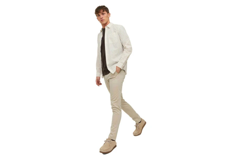 Jack And Jones Jpstmarco Jjbowie Sa Noos Παντελόνι Chino (12150148 OXFORD TAN)